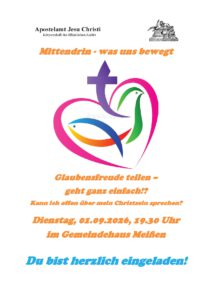 Altergruppentreffen "Mittendrin" - Ältester Morgenstern @ Gemeinderaum der Gemeinde Meißen 2