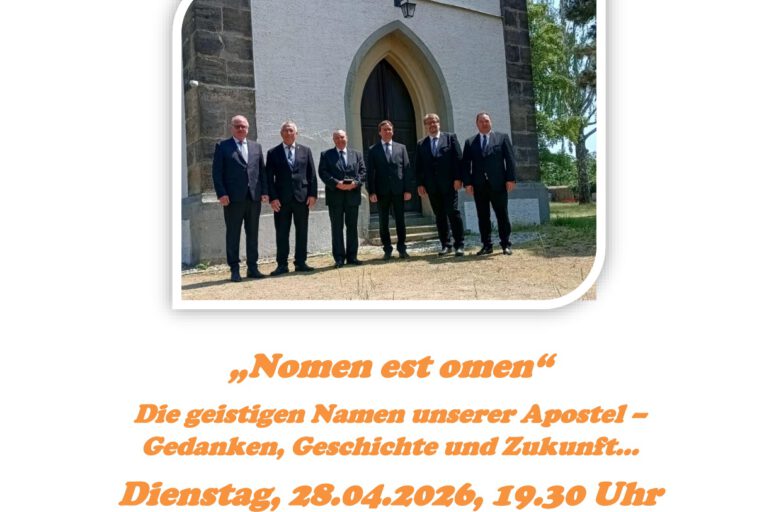 Einladung Mittendrin 28.4.2026 - Nomen est Omen